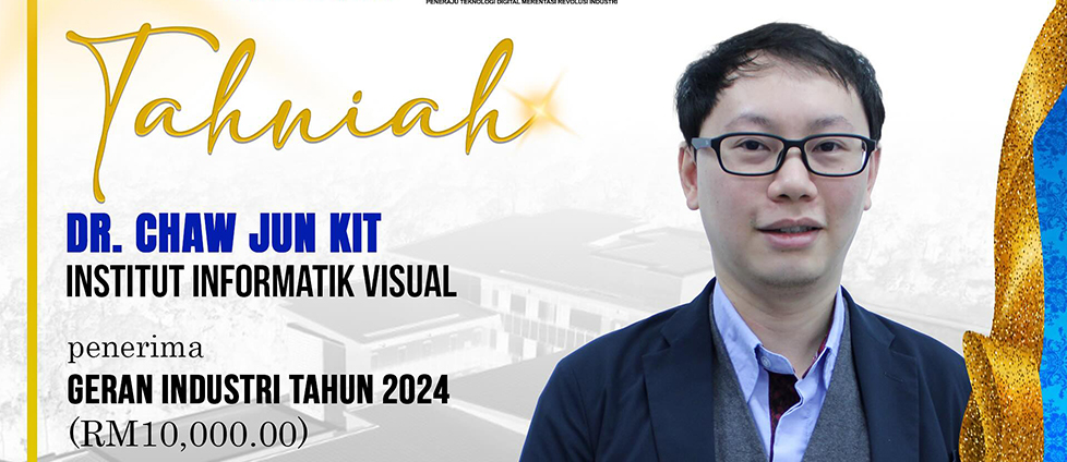 Tahniah! Penerima Geran Penyelidikan Industri 2024: Dr. Chaw Jun Kit
