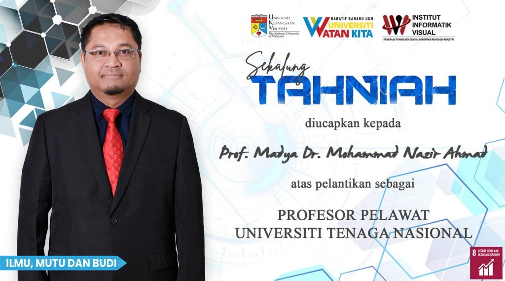 Tahniah! Pelantikan Profesor Pelawat Universiti Tenaga Nasional: Prof 